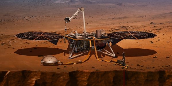 Bras articulé robotique d'Insight NASA