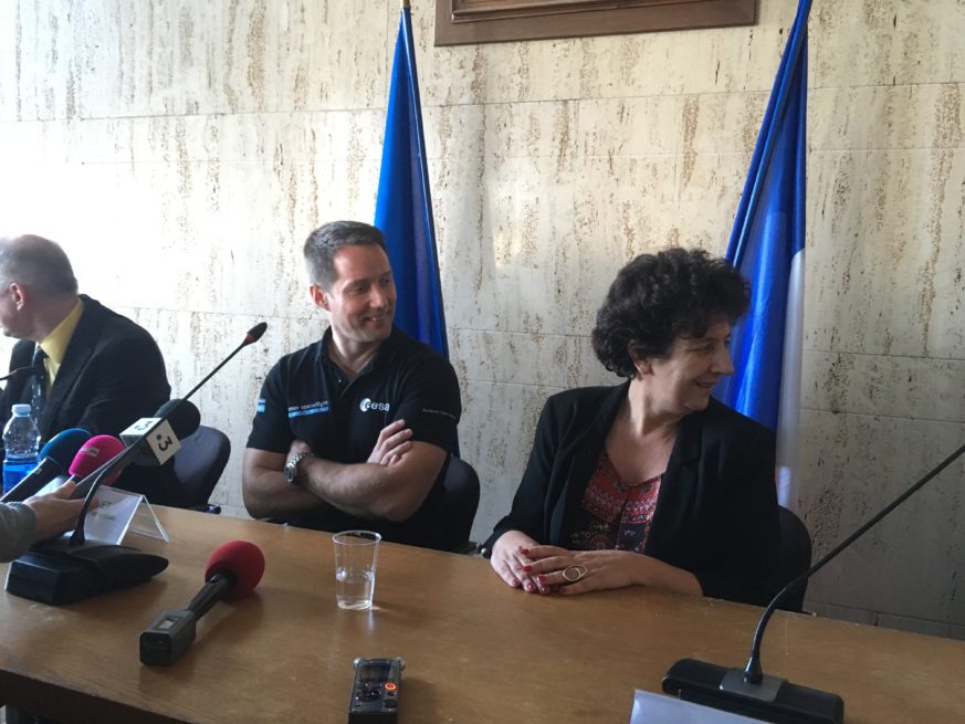 Thomas Pesquet et Frédérique VIdal