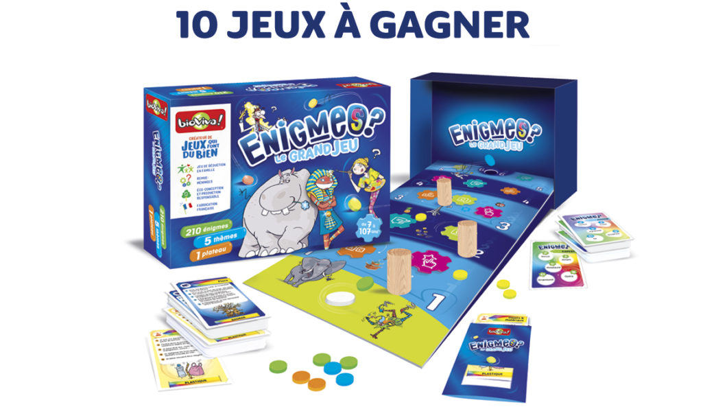10 boites de jeux enigmes de bioviva