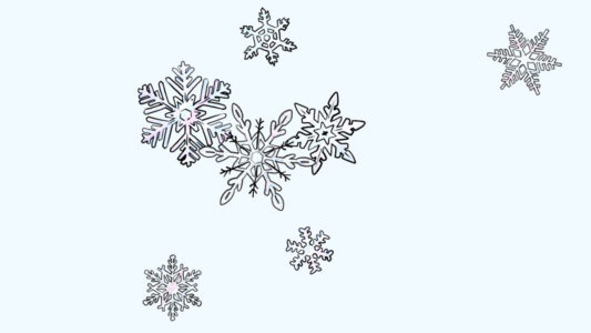 Comment se forment les flocons de neige ?