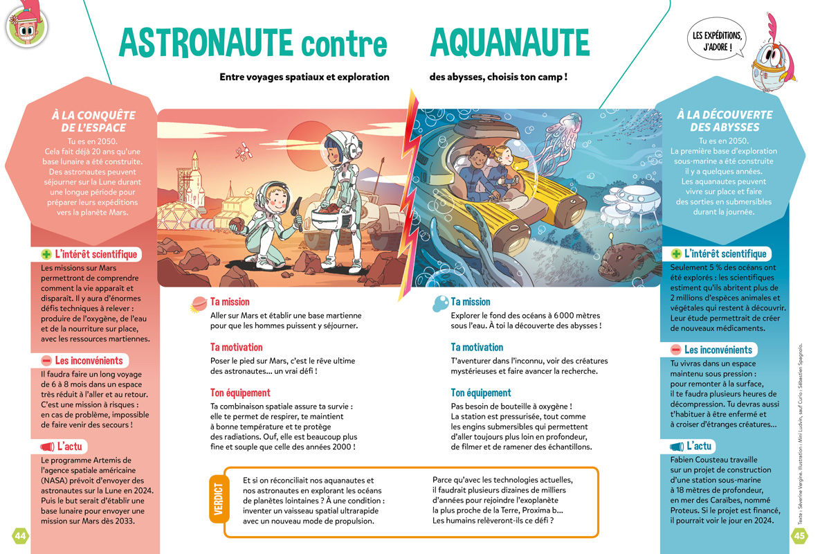 Battle astronaute aquanaute