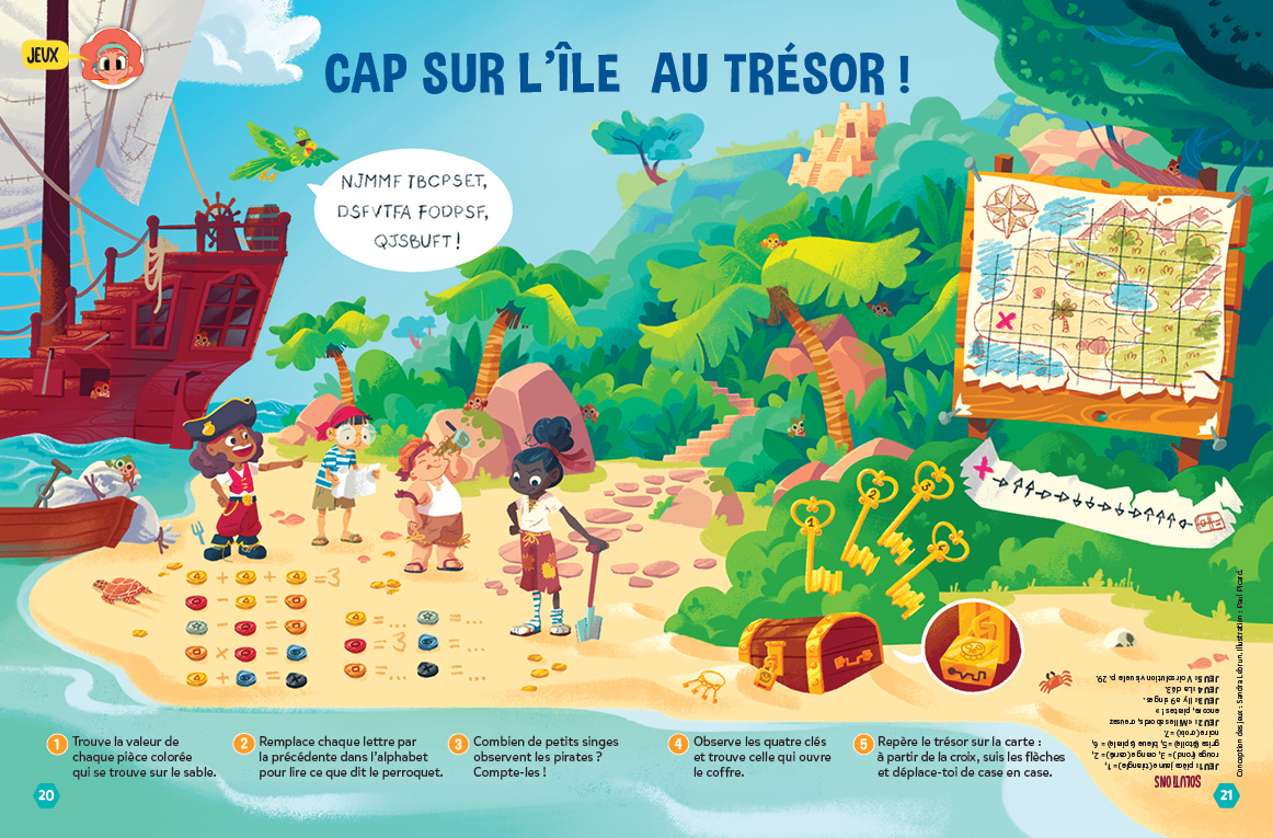 Jeux île au trésor