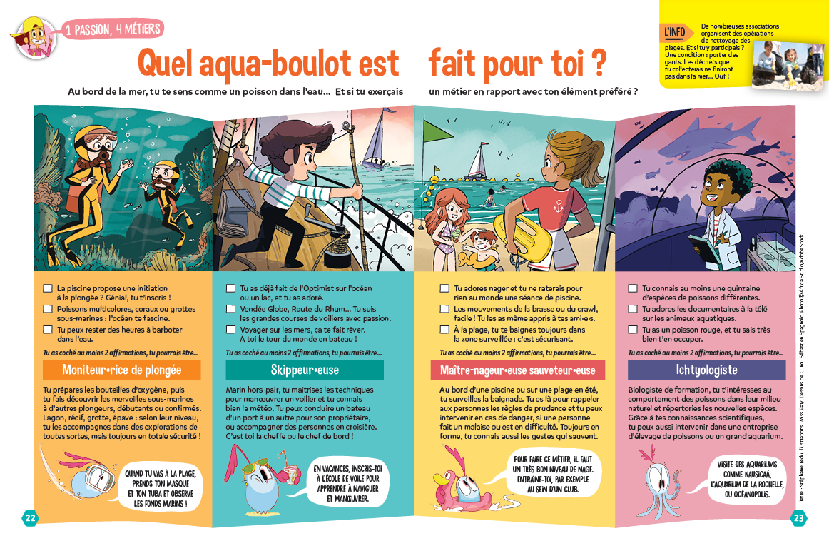 Test métiers de la mer