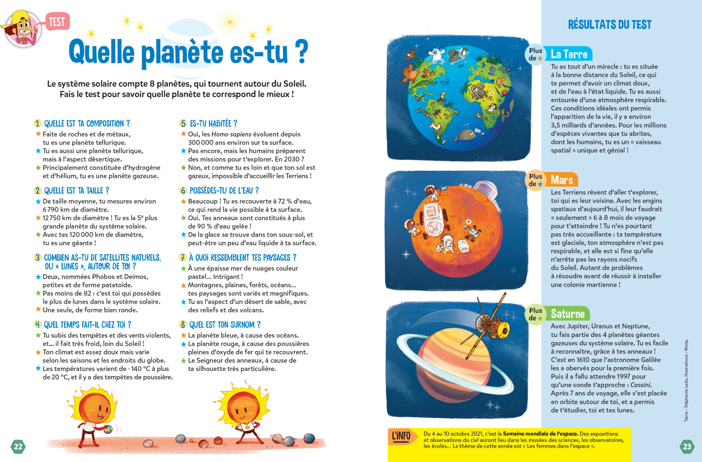 Test planètes